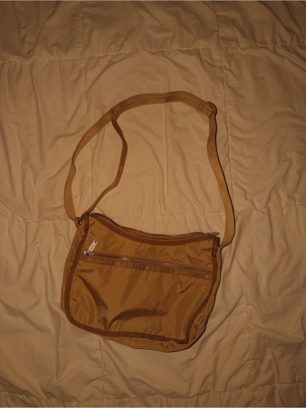 Lesportsac Lightweight Messenger Bag in Tan
